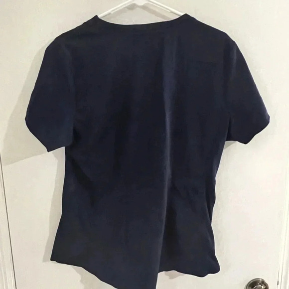 Navy Medcouture Medium scrub top - Picture 2 of 4